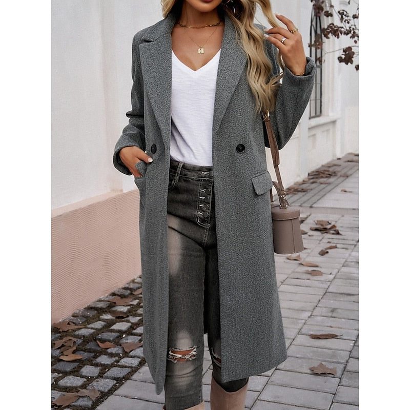 Armelle | Longline Tailored Blazer Coat for Women