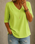 Alora | Classic V-Neck Tee