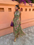 Florencia™ | Low Neck Floral Maxi
