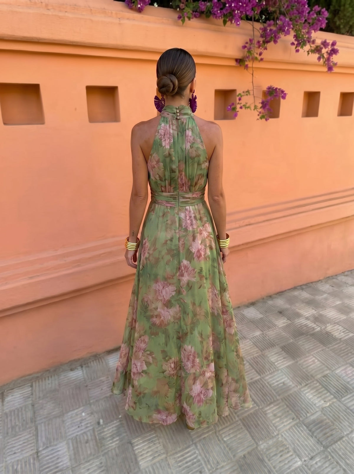 Florencia™ | Low Neck Floral Maxi