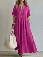Simone™ | Elegant Pleated Dress
