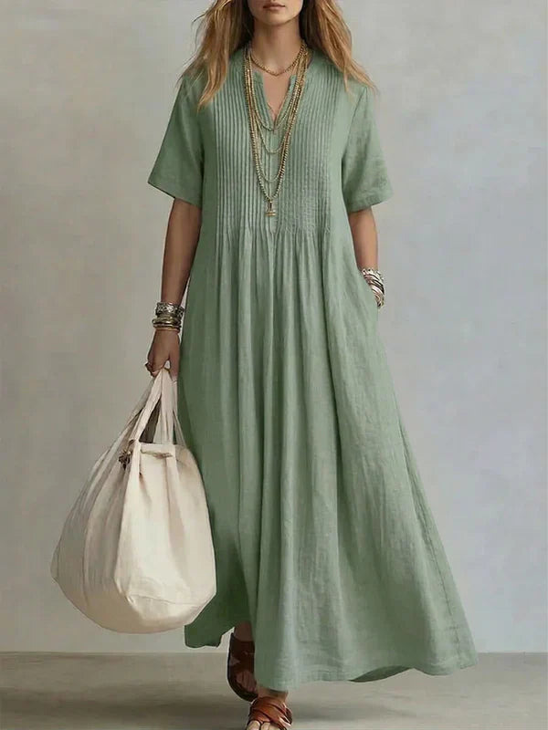 Simone™ | Elegant Pleated Dress