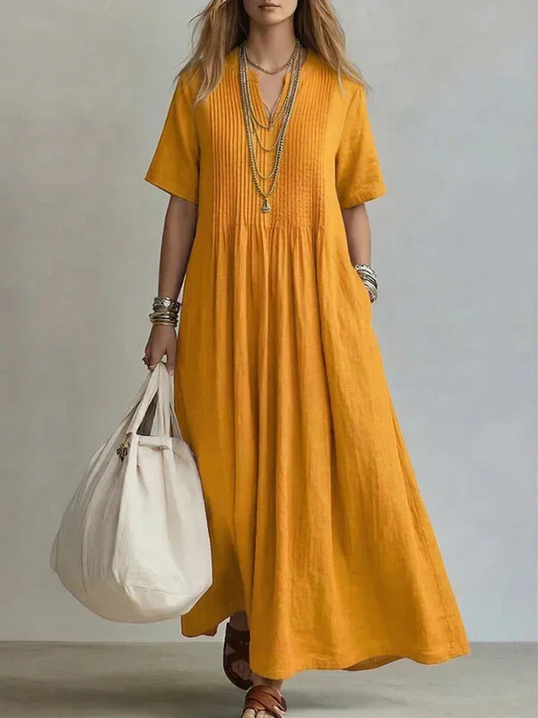 Simone™ | Elegant Pleated Dress