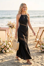 Seville™ | Cutwork Lace Maxi Dress