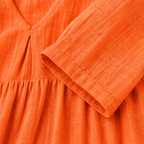 Lilla – Linen Dress, V-Neck