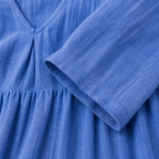Lilla – Linen Dress, V-Neck