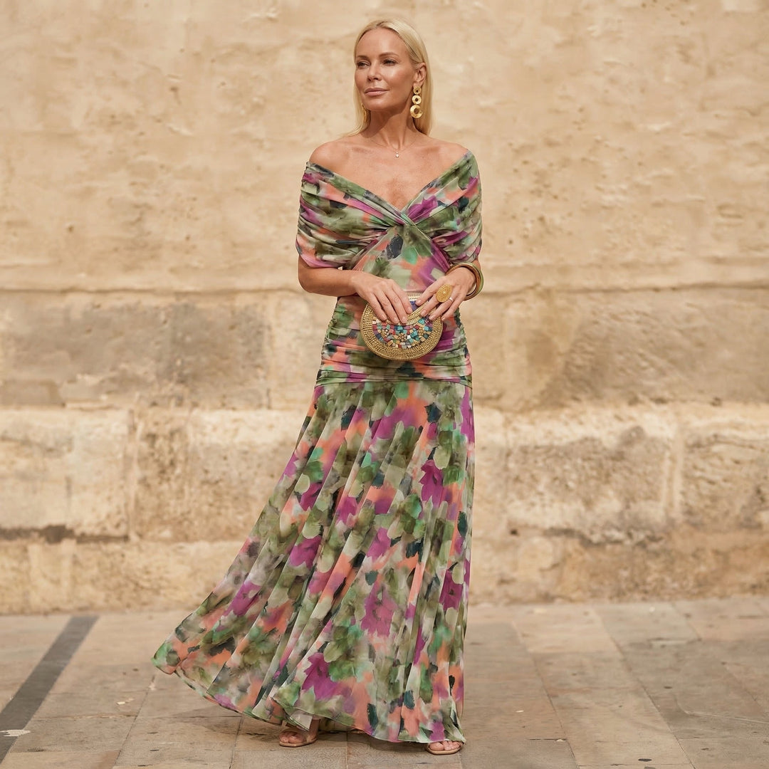 Ignacia™ | Pleated Floral Maxi