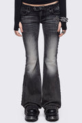 Black Wide-Leg Jeans