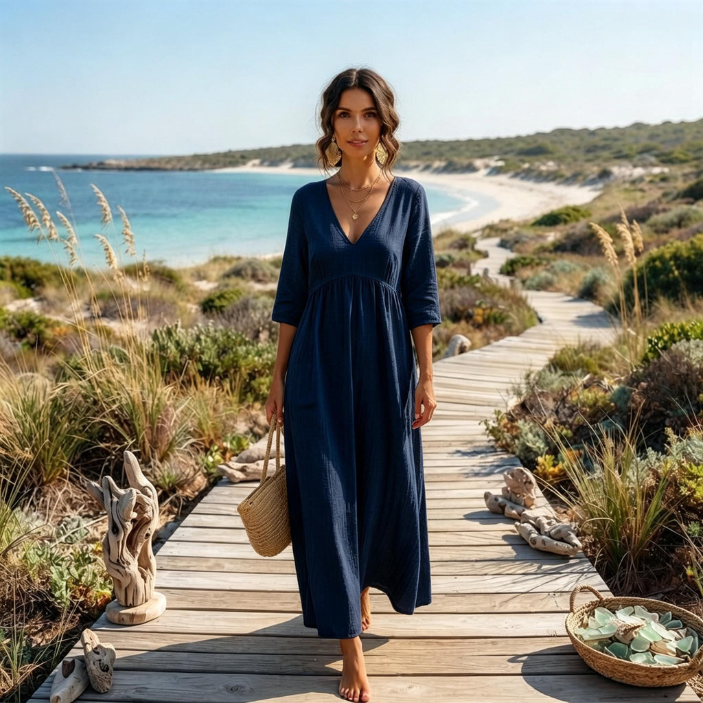Natural Breeze Long Dress