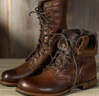 Mid-Calf Boots with Lace-Up for Women