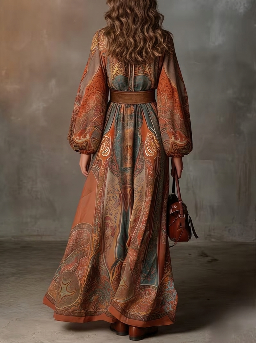 Paisley Maxi Dress