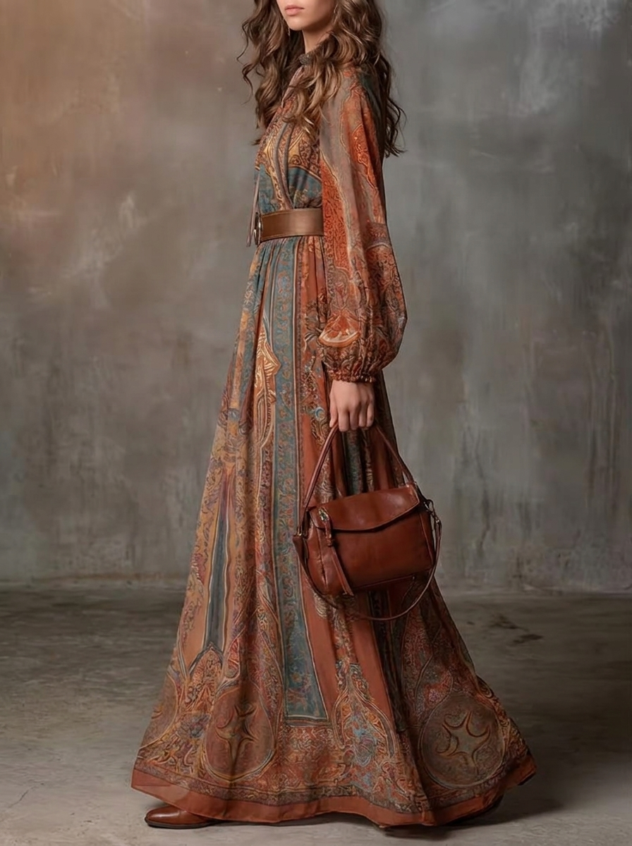 Paisley Maxi Dress