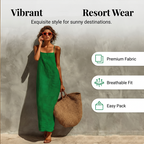 Casual Solid Color Slip Dress