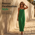 Casual Solid Color Slip Dress