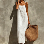 Casual Solid Color Slip Dress