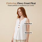 👚❄️Summer cool-down deal!!⚡50K+ SOLD!❄️Women's V-Neck Sleeveless Cotton Linen Vest