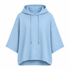 Loose Fit Wide Sleeve Hoodie Casual Sweatshirt