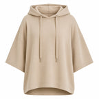 Loose Fit Wide Sleeve Hoodie Casual Sweatshirt