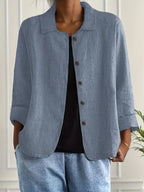 Zara | Oversized Blazer with Button Front for Women