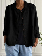 Zara | Oversized Blazer with Button Front for Women
